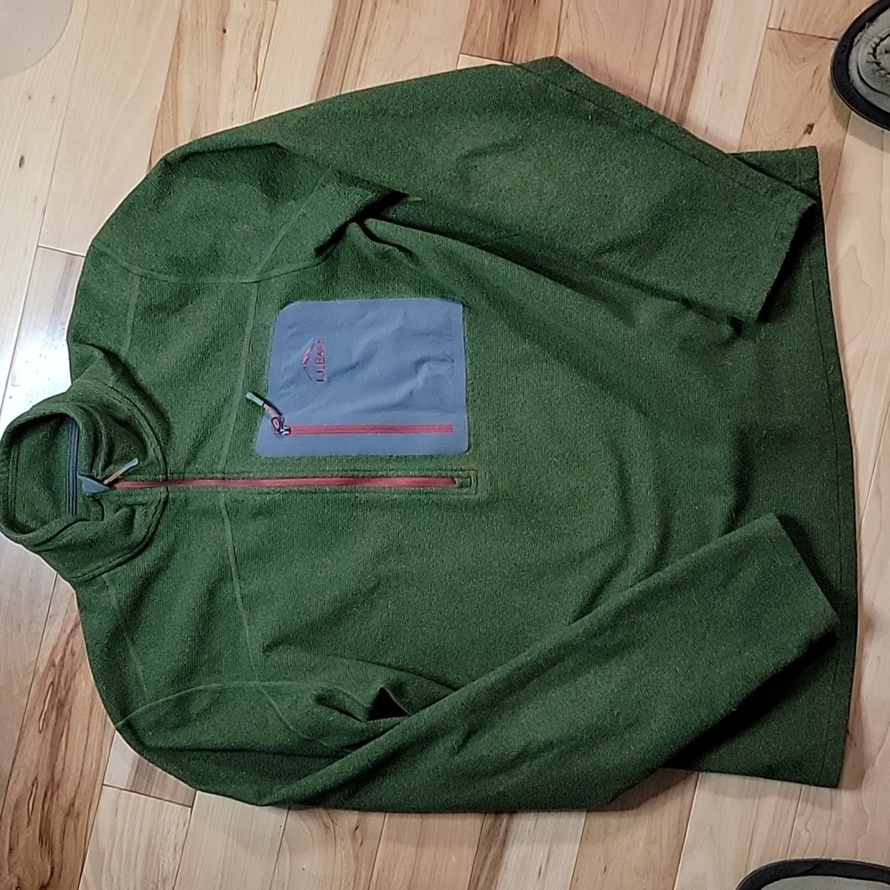 LL bean fleece 1/4 zip medium